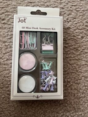 Jot Pastel Mini Desk Accessory Kit - Pink, Mint, Lavender, White